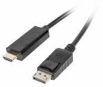 BlackBird Kábel Displayport 1.1 male to HDMI-A male passzív 2m, F (BH1308)