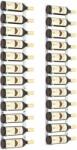 vidaXL 2 db fehér vas falra szerelhető bortartó állvány 12 palacknak (340881) - pepita