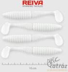 Reiva Zander Power Shad Gumihal 10cm 4 db/csomag - Fehér (9901-101)