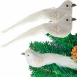 Ruhhy fehér madárkák karácsonyfadísz 2 db (id_16920-code_22338)