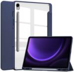 Husa Flip CRYSTAL Samsung Galaxy Tab S9 FE / Tab S10 FE / Tab S10 Lite albastru inchis