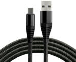 everActive USB-C kábel 5A 1 m fekete szőtt (CBB-1CHB)