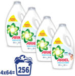 Ariel INGYENES SZÁLLÍTÁS - Ariel Folyékony mosószer, Sensitive Skin Clean & Fresh, 4x3, 2 liter (256 mosás)