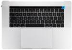 Apple MacBook Pro 15" A1707 (Late 2016 - Mid 2017) - Felső Billentyűzet Keret + Billentyűzet UK + Mikrofon + Trackpad + Hangszórók (Silver), Silver