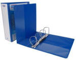 DONAU Gyűrűs könyv, panorámás, 4 gyűrű, D alakú, 80 mm, A4, PP, DONAU, kék (D278850K) - fapadospatron