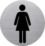 HELIT Információs tábla, rozsdamentes acél, HELIT, női mosdó (INH6271000) - pencart