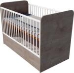  Ákos Uno baba kiságy 140×70 cm - Desmond (ezüst tölgy)