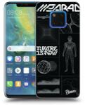 Picasee Husă transparentă din silicon pentru Huawei Mate 20 Pro - BLACK BODY
