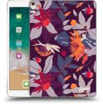 Picasee Husă transparentă din silicon pentru Apple iPad Pro 10.5" 2017 (2. gen) - Purple Leaf