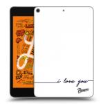 Picasee Husă transparentă din silicon pentru Apple iPad mini 2019 (5. gen) - I love you