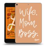 Picasee Husă neagră din silicon pentru Apple iPad mini 2019 (5. gen) - Boss Mama