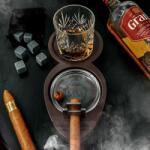 Mikamax Set de Servit Whisky & Trabuc Pahar
