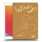 Picasee Husă neagră din silicon pentru Apple iPad 10.2" 2020 (8. gen) - Wine not