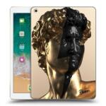 Picasee Husă transparentă din silicon pentru Apple iPad 9.7" 2017 (5. gen) - Wildfire - Gold