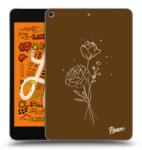 Picasee Husă transparentă din silicon pentru Apple iPad mini 2019 (5. gen) - Brown flowers