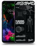 Picasee Husă transparentă din silicon pentru LG G8s ThinQ - BLACK BODY