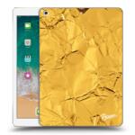Picasee Husă transparentă din silicon pentru Apple iPad 9.7" 2017 (5. gen) - Gold