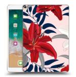 Picasee Husă transparentă din silicon pentru Apple iPad Pro 10.5" 2017 (2. gen) - Red Lily