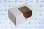 Szidibox Karton Süteményes doboz, tortadoboz, fehér, ablakos, ételcsomagolás 16, 5x11x8cm P688 (SZID-01419)
