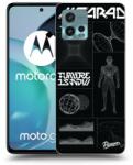 Picasee Husă transparentă din silicon pentru Motorola Moto G72 - BLACK BODY