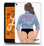 Picasee Husă transparentă din silicon pentru Apple iPad mini 2019 (5. gen) - Crossfit girl - nickynellow