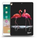 Picasee Husă neagră din silicon pentru Apple iPad Pro 10.5" 2017 (2. gen) - Flamingos couple