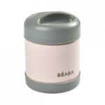 Beaba Termos alimente Beaba Thermo-Portion 300 ml Light Pink (B912908) - drool Set pentru masa bebelusi