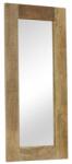 vidaXL Oglindă, lemn masiv de mango, 50 x 110 cm (246303) - izocor