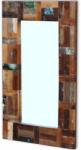 vidaXL Oglindă din lemn reciclat de esență tare, 80x50 cm (243329)