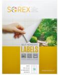 Sorex Etichete autoadezive 16/A4 105 x 35 mm alb 100 coli/top (XP2216-7)