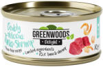 Greenwoods 24x70g Greenwoods Delight tonhalfilé & garnéla nedves macskatáp