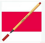 STABILO Tűfilc 0, 4mm - Stabilo Point 88 - Crimson (4006381333887)