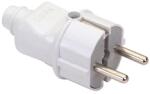 Anco 321723 16A 250V fehér földelt dugó középső bevezetéssel (321723) - bestbyte