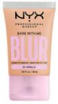 NYX Professional Makeup Bare With Me Blur Tint Foundation fond de ten 30 ml pentru femei 05 Vanilla