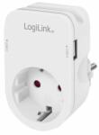 LogiLink töltő adapter 1x CEE 7/3, 1x USB-A, 1x USB-C csatlakozókkal (PA0259)