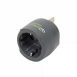 Q2Power 1.200100-TH utazóadapter, Europe to UK, bemeneti feszültség: 100-250 V, 7 A, teljesítmény: 100V-700W/250V-1750W (1.200100-TH) - scom