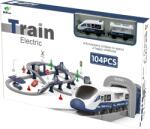 Mappy City Rail elektromos vasúti pálya, fényekkel és hangokkal, tartozékokkal, 104 db, kék - emag - 9 990 Ft