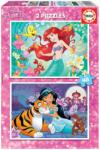 Educa Puzzle Ariel și Jasmin Educa 2x48 bucăți de la 5 ani (EDU18213) Puzzle