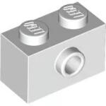 LEGO® 86876c1 - LEGO fehér kocka 2 x 1 méretű oldalán 1 bütyökkel (86876c1)
