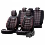 Otom autós üléshuzat készlet, GTI 801 Sport, speciális varrások légzsákhoz, fekete/piros (50394IMP)