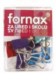Fornax Clips de dosar 19mm, bc-30, 10 bucăți în cutie de plastic, culoare fornax (A-2310058)