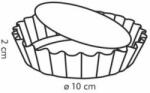 Tescoma DELÍCIA Formă de copt detașabilă cu margini rulate ø 10 cm, 4 bucăți (623111.00)