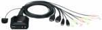 ATEN CS22H : : USB HDMI KVM Switch, 2x 1, 4K, Remote port selector (CS22H)