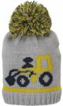 Sterntaler Pălărie de iarnă tricotată Sterntaler - Tractor, 55 cm, 4-6 ani, gri (4702125-542)