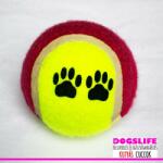  Dogs Life Kutyajáték színes tenisz labda kb 8cm-es - Játék egész nap (KC714621)