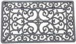  Elegáns Öntöttvas Lábtörlő - Barokk Minta - 33, 5x57 cm