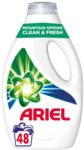 Ariel Folyékony mosószer, Mountain Spring 2, 4 liter (48 mosás) - pelenka