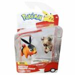 Pokémon Set Figurine articulate Pokemon S2, Tepig si Rockruff Figurina