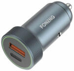 FONENG Autós töltőkészlet egy USB Foneng C16, fém (C16 Single)