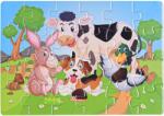 MIKRO Puzzle copii 25x17, 5 cm animale, 24 piese (MI81336) Puzzle